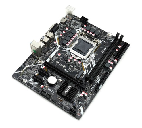 Материнская плата Afox IH410D4-MA5-V4 Motherboard H460 giga lan Micro-ATX Материнская плата Afox IH410D4-MA5-V4 Motherboard H460 giga lan Micro-ATX