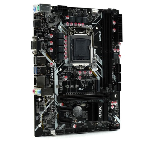 Материнская плата Afox IH410D4-MA5-V4 Motherboard H460 giga lan Micro-ATX Материнская плата Afox IH410D4-MA5-V4 Motherboard H460 giga lan Micro-ATX