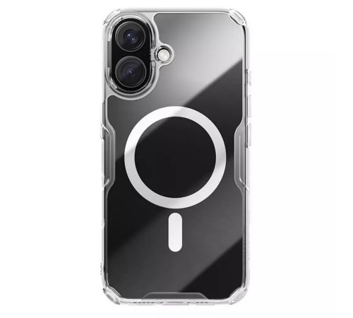 Чехол Nature TPU Pro Magnetic Case, White, (AP iP16)