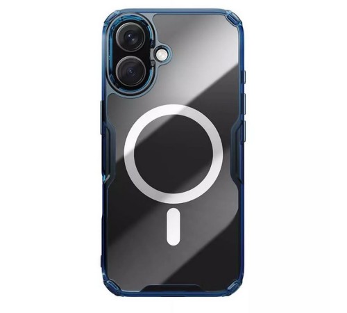 Чехол Nature TPU Pro Magnetic Case, Blue, (AP iP16 Plus)