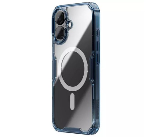 Чехол Nature TPU Pro Magnetic Case, Blue, (AP iP16 Plus)