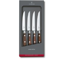 Набор ножей кухон. Victorinox Grand Maitre Steak (7.7240.4) компл.:4шт дерево подар.коробка