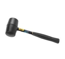 Ударно-рычажный инструмент Deli Киянка резиновая Deli DL5916 450 грамм, фиберглассовая рукоять с резиновой вставкой