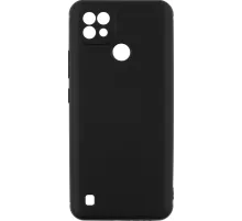 Чехол (клип-кейс) BoraSCO для Realme C21 черный (матовый) (40041)