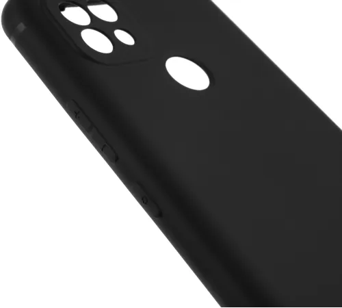 Чехол (клип-кейс) BoraSCO для Realme C21 черный (матовый) (40041) Чехол (клип-кейс) BoraSCO для Realme C21 черный (матовый) (40041)