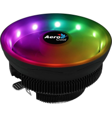Кулер для процессора Aerocool Core Plus 110W / ARGB / PWM / Intel 115*/775/AMD / Clip (Core Plus)