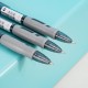 Ручка гелевая Deli EG08-BK Arris авт. 0.5мм резин. манжета прозрачный черные чернила (упак.:1шт)