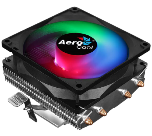 Кулер для процессора Aerocool Air Frost 4 125W / FRGB / 3-Pin / Intel 115*/775/2066/2011/AMD / Heat pipe 6mm x4 (Air Frost 4)