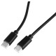 Кабель Buro PD15W USB Type-C (m)-USB Type-C (m) 1м черный
