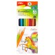 Карандаши цветные Deli EC113-12 Enovation трехгранные пластик 12цв. коробка/европод. (12шт)
