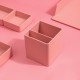 Подставка Deli ENS011PINK Nusign для пишущих принадлежностей розовый пластик