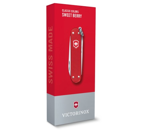 Нож перочинный Victorinox Classic Sweet Berry (0.6221.201G) 58мм 7функц. карт.коробка Нож перочинный Victorinox Classic Sweet Berry (0.6221.201G) 58мм 7функц. карт.коробка