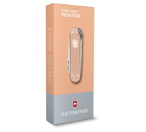 Нож перочинный Victorinox Classic Fresh Peach (0.6221.202G) 58мм 7функц. карт.коробка Нож перочинный Victorinox Classic Fresh Peach (0.6221.202G) 58мм 7функц. карт.коробка