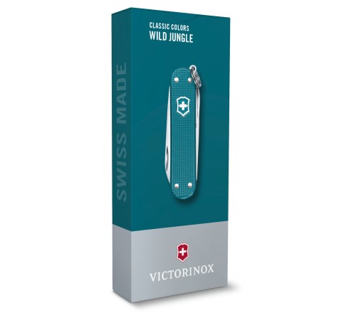 Нож перочинный Victorinox Classic Wild Jungle (0.6221.242G) 58мм 7функц. карт.коробка Нож перочинный Victorinox Classic Wild Jungle (0.6221.242G) 58мм 7функц. карт.коробка