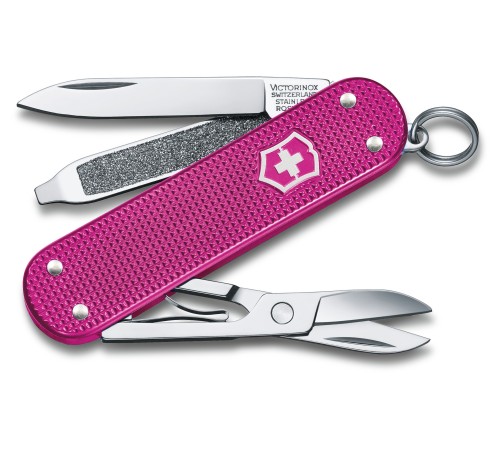 Нож перочинный Victorinox Classic Flamingo Party (0.6221.251G) 58мм 7функц. карт.коробка