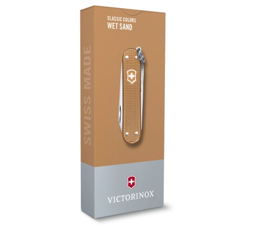 Нож перочинный Victorinox Classic Wet Sand (0.6221.255G) 58мм 7функц. карт.коробка Нож перочинный Victorinox Classic Wet Sand (0.6221.255G) 58мм 7функц. карт.коробка