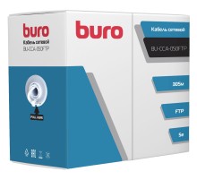 Кабель сетевой Buro FTP 4 пары cat5E solid 0.50мм CCA 305м серый