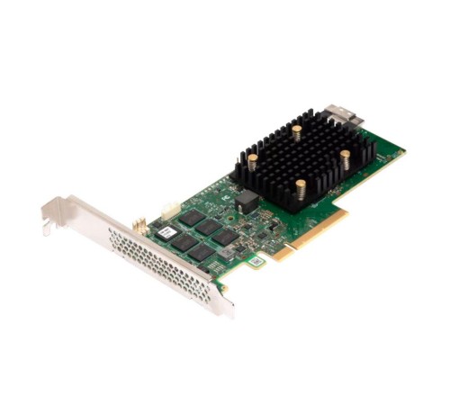 HBA-адаптер Broadcom 9500-8i SGL (05-50077-03 / 05-50134-01001 / 03-50134-01001) PCIe v4 x8 LP, Tri-Mode SAS/SATA/NVMe 12G HBA, 8port(1*int SFF8654), 3808 IOC, RTL {5} (007509)