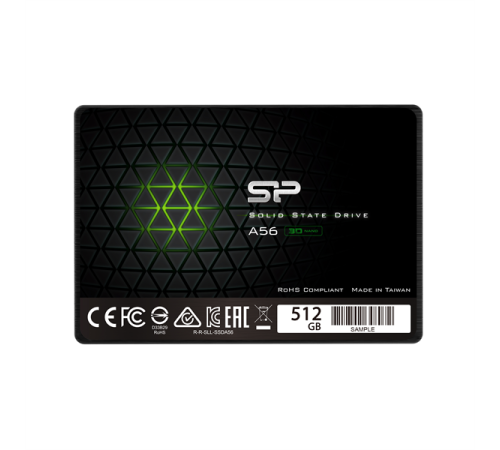 Твердотельный накопитель Solid State Disk Silicon Power Ace A56 512Gb SATA-III 2,5”/7мм SP512GBSS3A56A25 (SP512GBSS3A56A25) Твердотельный накопитель Solid State Disk Silicon Power Ace A56 512Gb SATA-III 2,5”/7мм SP512GBSS3A56A25 (SP512GBSS3A56A25)