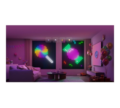 Умная  штора-гирлянда Yeelight  , 475 ламп , 1,5м x2м  / RGBIC+ BLE /  YLYDD-0053