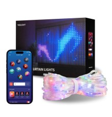 Умная  штора-гирлянда Yeelight  , 475 ламп , 1,5м x2м  / RGBIC+ BLE /  YLYDD-0053