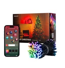 Умная  гирлянда Yeelight  , 200 ламп , 20 метров  / RGBIC+ BLE /  YLYDD-0056