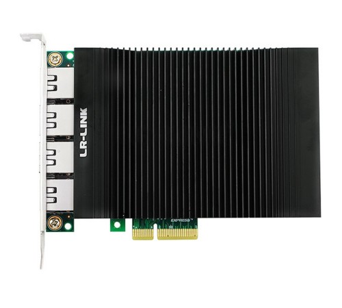 Сетевой адаптер Lr-Link LRES2005PT 4-Port Gigabit PCIe Ethernet Server Adapter Card SFF