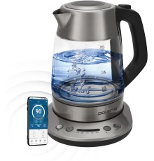 Чайник электрический Polaris PWK 1775CGLD 1.7л. 1850Вт серебристый матовый (корпус: стекло)