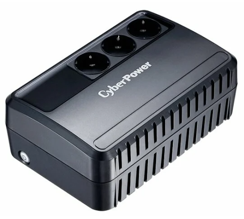 ИБП CyberPower BU600E, Line-Interactive, 600VA/360W, 3 Schuko розетки, Black, 0.28х0.14х0.23м., 4.4кг. CyberPower BU600E