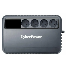 ИБП CyberPower BU1000E, Line-Interactive, 1000VA/600W, 4 Schuko розетки, Black, 0.4х0.3х0.3м., 7.8кг. CyberPower BU1000E