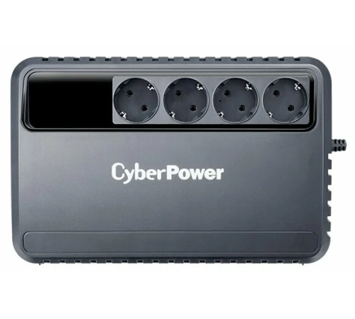 ИБП CyberPower BU1000E, Line-Interactive, 1000VA/600W, 4 Schuko розетки, Black, 0.4х0.3х0.3м., 7.8кг. CyberPower BU1000E
