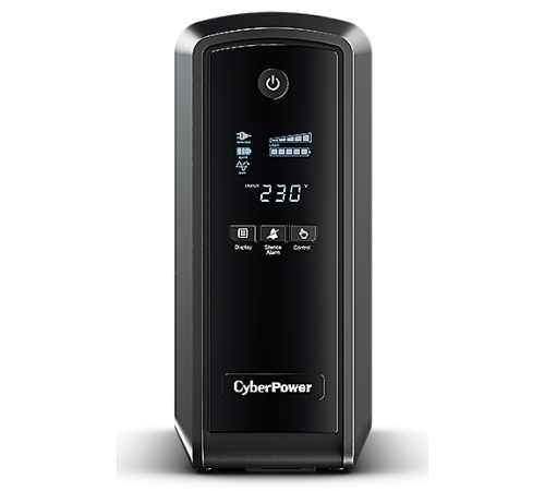 ИБП CyberPower CP900EPFCLCD, Line-Interactive, 900VA/540W, 6 Schuko розеток, USB, RJ11/RJ45, LCD дисплей, Black, 0.33х0.36х0.2м., 8.3кг. CyberPower CP900EPFCLCD ИБП CyberPower CP900EPFCLCD, Line-Interactive, 900VA/540W, 6 Schuko розеток, USB, RJ11/RJ45, LCD дисплей, Black, 0.33х0.36х0.2м., 8.3кг. CyberPower CP900EPFCLCD