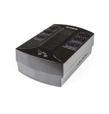 Источник бесперебойного питания IRBIS UPS Personal plus  600VA/360W, Line-Interactive, AVR, 6xSchuko outlets(3 Surge & 3 batt.), 2 USB charger, 2 year warranty (ISBR600E)