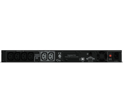 ИБП CyberPower PR1000ELCDRT1U, Rackmount, Rackmount, Line-Interactive, 1000VA/670W, 6 IEC-320 С13 розеток, USB&Serial, SNMPslot, LCD дисплей, Black, 0.6х0.55х0.15м., 24.4кг. CyberPower PR1000ELCDRT1U ИБП CyberPower PR1000ELCDRT1U, Rackmount, Rackmount, Line-Interactive, 1000VA/670W, 6 IEC-320 С13 розеток, USB&Serial, SNMPslot, LCD дисплей, Black, 0.6х0.55х0.15м., 24.4кг. CyberPower PR1000ELCDRT1U