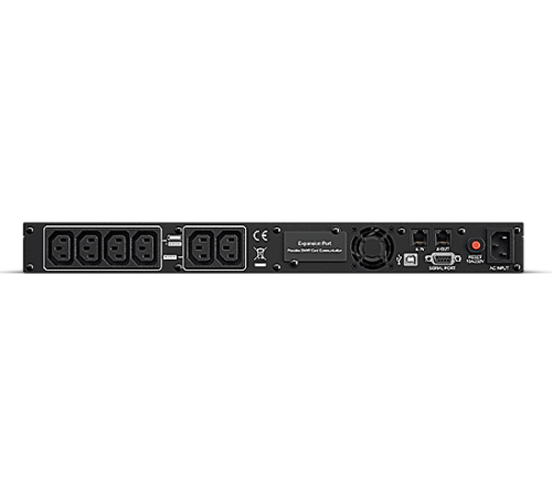 ИБП CyberPower OR1000ELCDRM1U, Rackmount, Line-Interactive, 1000VA/600W, 4+2IEC-320 С13 розетки, USB&Serial, RJ11/RJ45, SNMPslot, LCD дисплей, Black, 0.75х0.6х0.2м., 18кг. CyberPower OR1000ELCDRM1U
