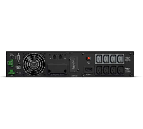ИБП CyberPower OL1000ERTXL2U, Rackmount, Online, 1000VA/900W, 8 IEC-320 С13 розеток, USB&Serial, RJ11/RJ45, SNMPslot, LCD дисплей, Black, 0.5х0.6х0.2м., 21.7кг. CyberPower OL1000ERTXL2U