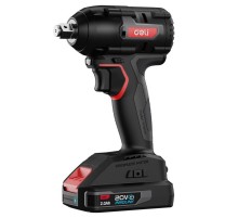 Гайковерт ударный аккумуляторный Deli DE-BS20-1D2 (2АКБ*2Ач + ЗУ, 20V, 350Нм, 0-2800об/мин, 0-3600уд/мин, сумка)