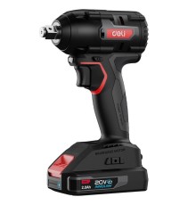 Гайковерт ударный аккумуляторный Deli DE-BS20-1D2 (2АКБ*2Ач + ЗУ, 20V, 350Нм, 0-2800об/мин, 0-3600уд/мин, сумка)