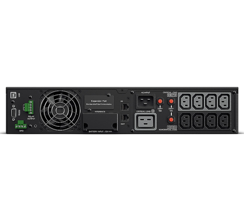 ИБП CyberPower OL3000ERTXL2U, Rackmount, Online, 3000VA/2700W, 8 IEC-320 С13, 1 IEC C19 розеток, USB&Serial, RJ11/RJ45, SNMPslot, LCD дисплей, Black, 0.5х0.8х0.2м., 37.5кг. CyberPower OL3000ERTXL2U ИБП CyberPower OL3000ERTXL2U, Rackmount, Online, 3000VA/2700W, 8 IEC-320 С13, 1 IEC C19 розеток, USB&Serial, RJ11/RJ45, SNMPslot, LCD дисплей, Black, 0.5х0.8х0.2м., 37.5кг. CyberPower OL3000ERTXL2U
