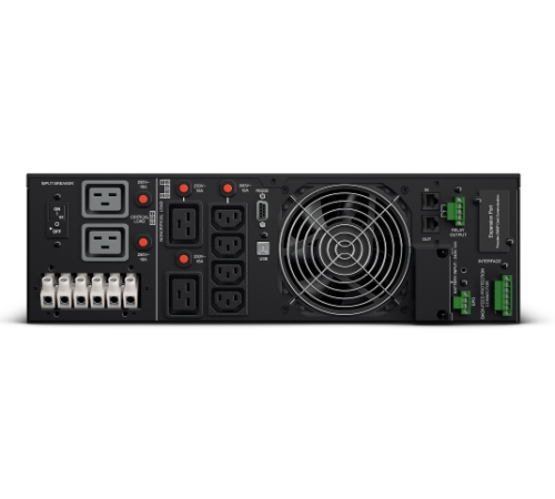 ИБП Online CyberPower 10000VA/10000W USB/RS-232/Dry/EPO/SNMPslot/RJ11/45/без ВБМ (4 IEC С13, 4 IEC C19, 1 Hardwire Terminal Block), 0.8х0.6х0.3м., 25кг. CyberPower OL10KERT3UPM