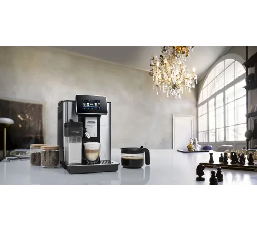 Кофемашина Delonghi ECAM610.75.MB 1450Вт черный/серебристый Кофемашина Delonghi ECAM610.75.MB 1450Вт черный/серебристый
