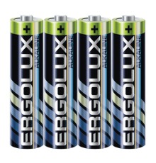 Батарея Ergolux Alkaline LR03 SR4 AAA 1250mAh (4шт) спайка
