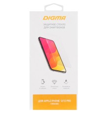 Защитное стекло для экрана Digma для Apple iPhone 12/12 Pro прозрачная 1шт. (DGG1AP12PA)