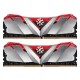 Оперативная память Adata 32GB (2x16GB) DDR4 UDIMM, XPG GAMMIX D30, 3200MHz CL16-20-20, 1.35V, Красный Радиатор