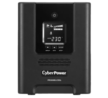 ИБП CyberPower PR3000ELCDSL, Line-Interactive, 3000VA/2700W, 8 IEC-320 С13, 1 IEC C19 розеток, USB&Serial, SNMPslot, LCD дисплей, Black, 0.6х0.3х0.4м., 29.6кг. CyberPower PR3000ELCDSL