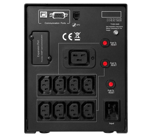 ИБП CyberPower PR3000ELCDSL, Line-Interactive, 3000VA/2700W, 8 IEC-320 С13, 1 IEC C19 розеток, USB&Serial, SNMPslot, LCD дисплей, Black, 0.6х0.3х0.4м., 29.6кг. CyberPower PR3000ELCDSL ИБП CyberPower PR3000ELCDSL, Line-Interactive, 3000VA/2700W, 8 IEC-320 С13, 1 IEC C19 розеток, USB&Serial, SNMPslot, LCD дисплей, Black, 0.6х0.3х0.4м., 29.6кг. CyberPower PR3000ELCDSL