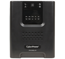 ИБП CyberPower PR1000ELCD, Line-Interactive, 1000VA/900W, 8 IEC-320 С13 розеток, USB&Serial, SNMPslot, LCD дисплей, Black, 0.6х0.35х0.4м., 21кг. CyberPower PR1000ELCD