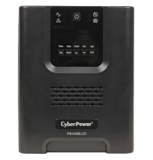 ИБП CyberPower PR1000ELCD, Line-Interactive, 1000VA/900W, 8 IEC-320 С13 розеток, USB&Serial, SNMPslot, LCD дисплей, Black, 0.6х0.35х0.4м., 21кг. CyberPower PR1000ELCD