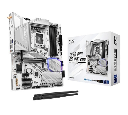 Материнская плата ASRock Z890 PRO RS WIFI WHITE, RTL