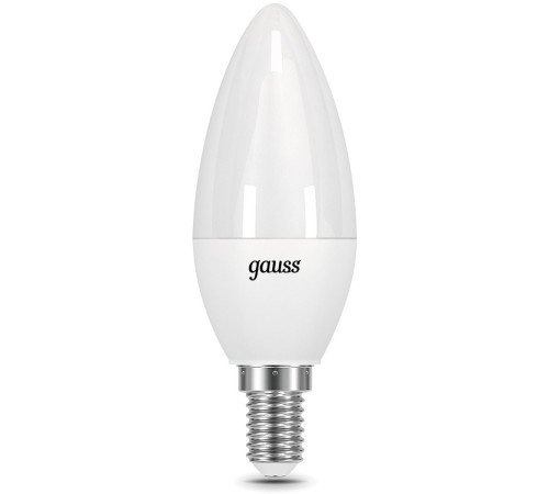 Лампа светодиодная Gauss A60 9.5Вт цок.:E14 свеча 220B 3000K св.свеч.бел.теп. C37 (упак.:10шт) (103101110) Лампа светодиодная Gauss A60 9.5Вт цок.:E14 свеча 220B 3000K св.свеч.бел.теп. C37 (упак.:10шт) (103101110)